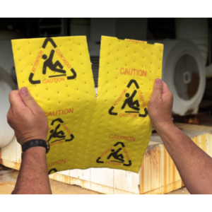 CAUTION MAT: Hi-Visibility Safety Absorbent